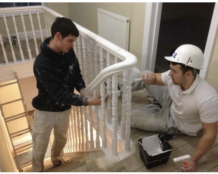 Interior painting project in Retford