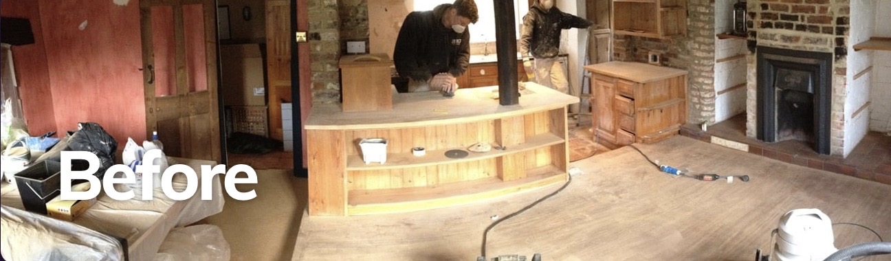 Kitchen before transformation